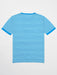 Men's blue and white stripe cotton knit t-shirt | Men's t-shirts | Hand & Jones
