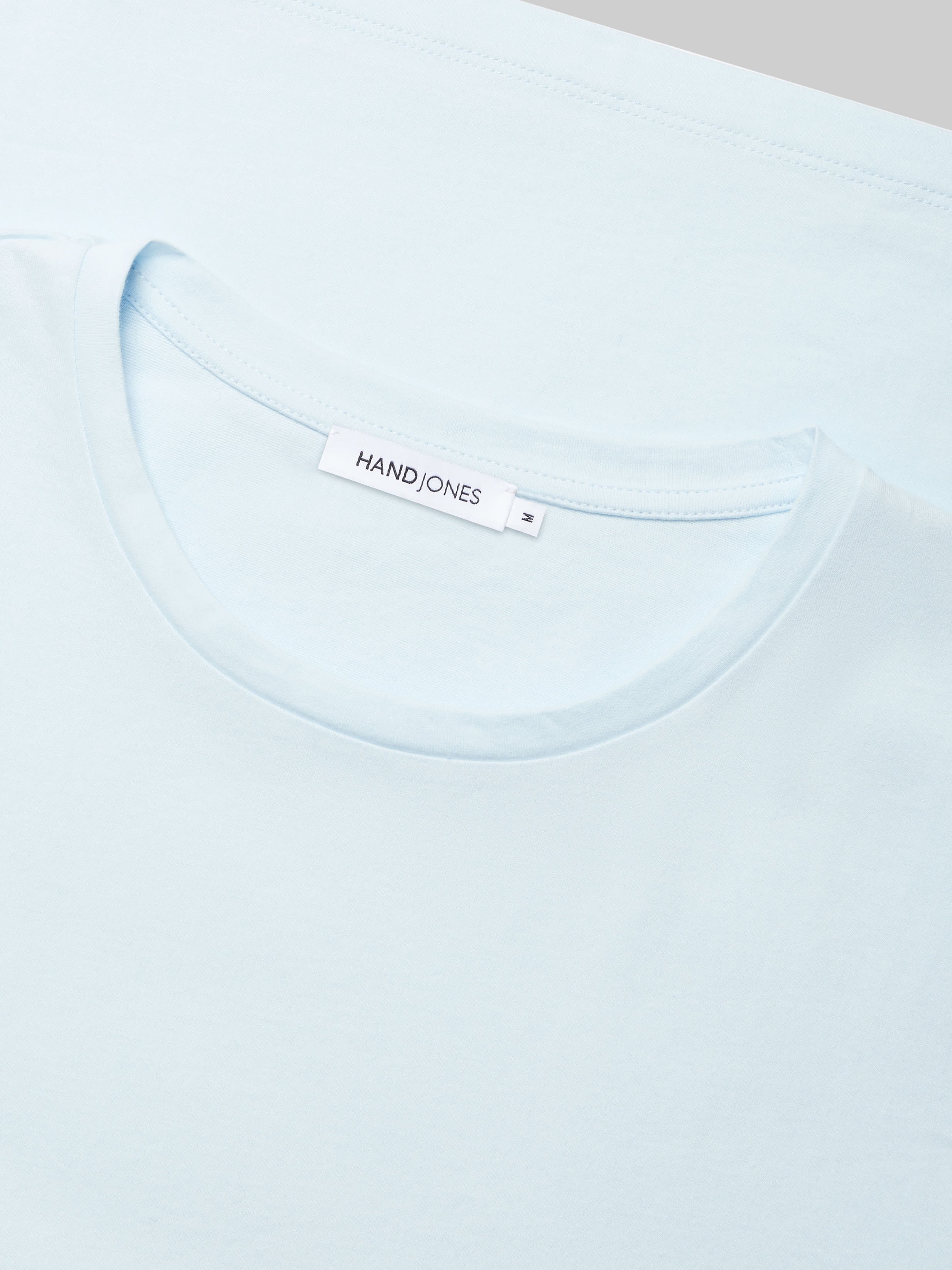 Men's White cotton tshirt | Hand & Jones