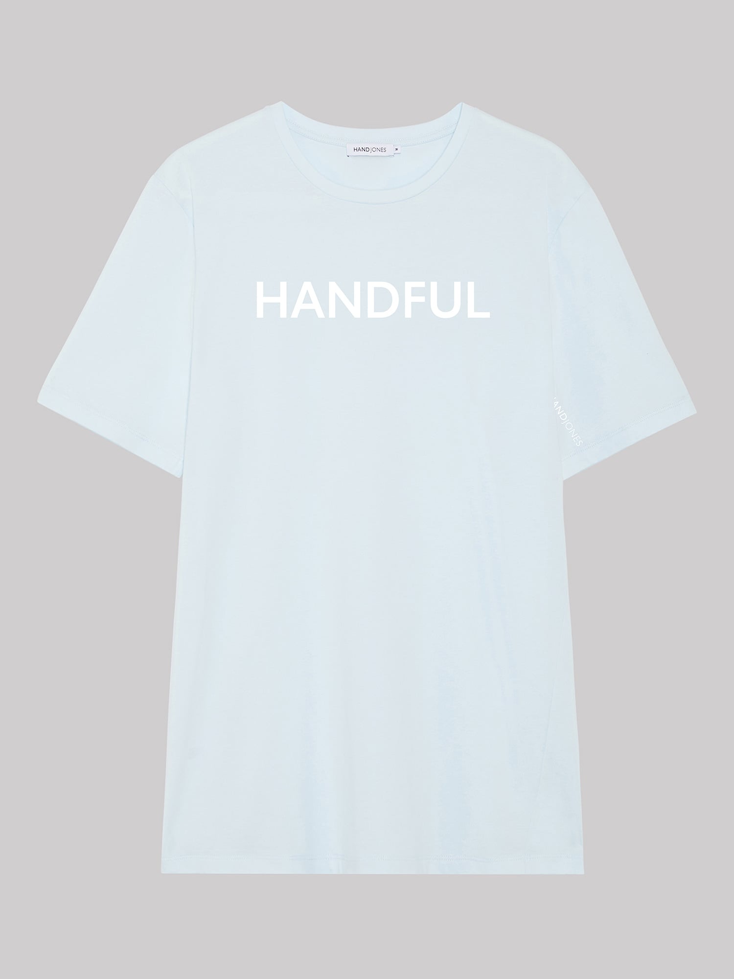 Handful | Men's White cotton tshirt | Hand & Jones