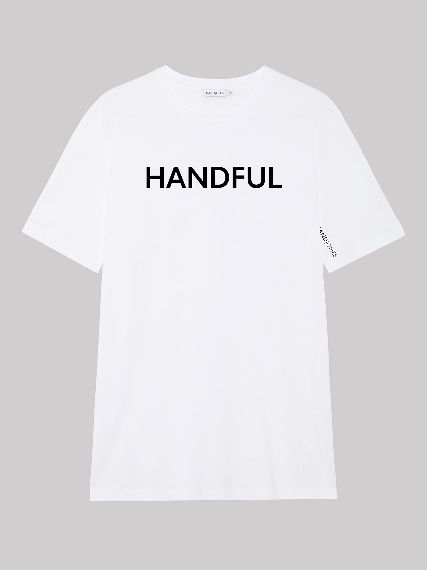 Handful | Men's White cotton tshirt | Hand & Jones