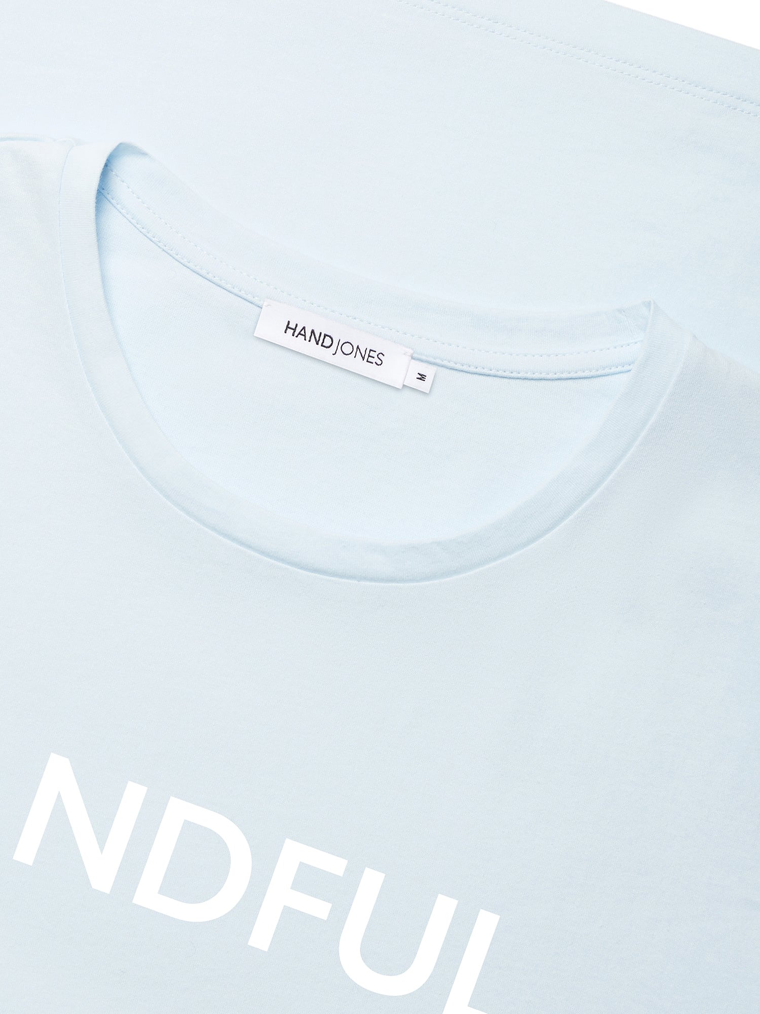 Handful | Men's White cotton tshirt | Hand & Jones