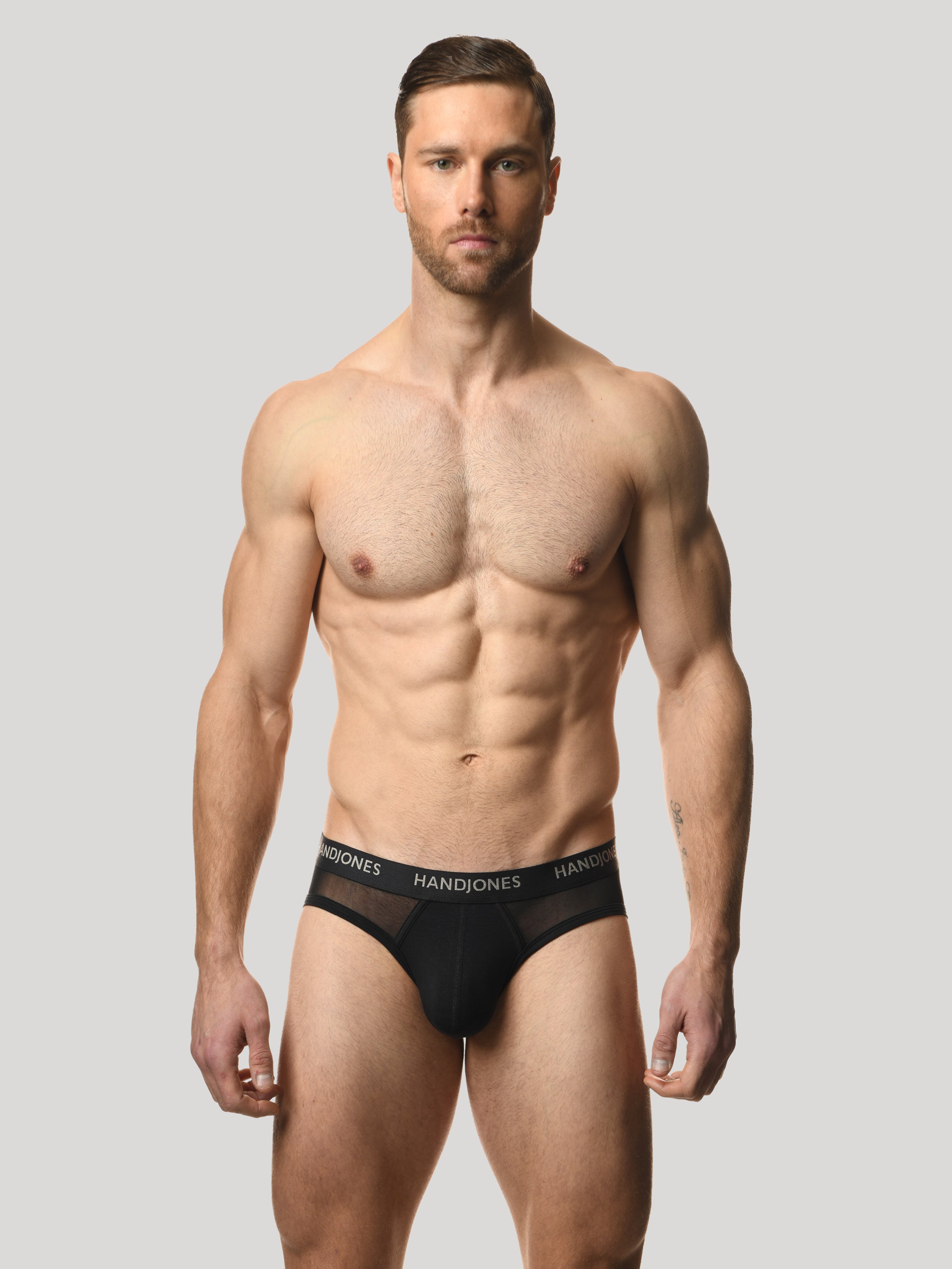 Classic Graphite Mesh Air Seam Brief