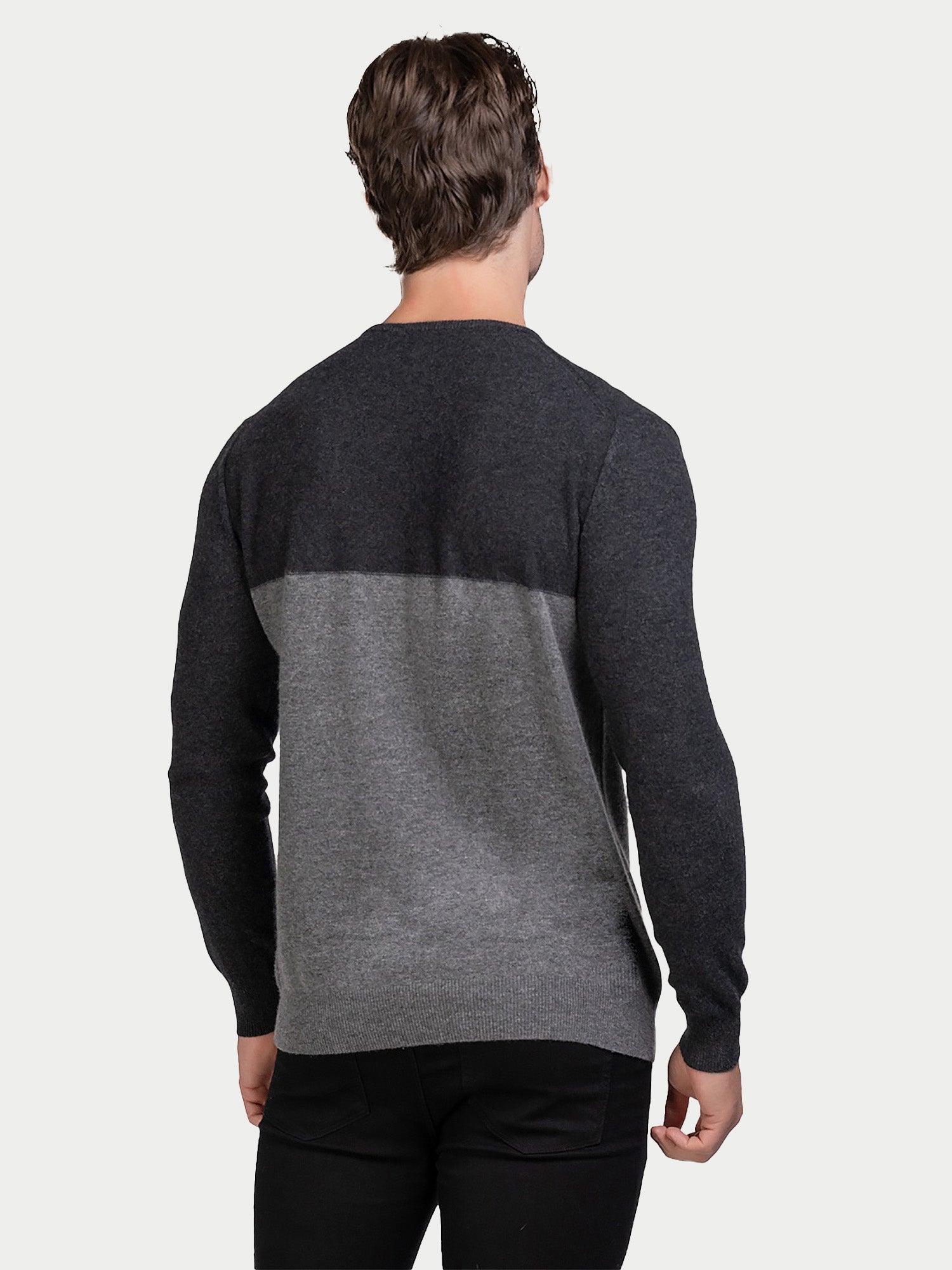 Wool Cashmere Colourblock Sweater