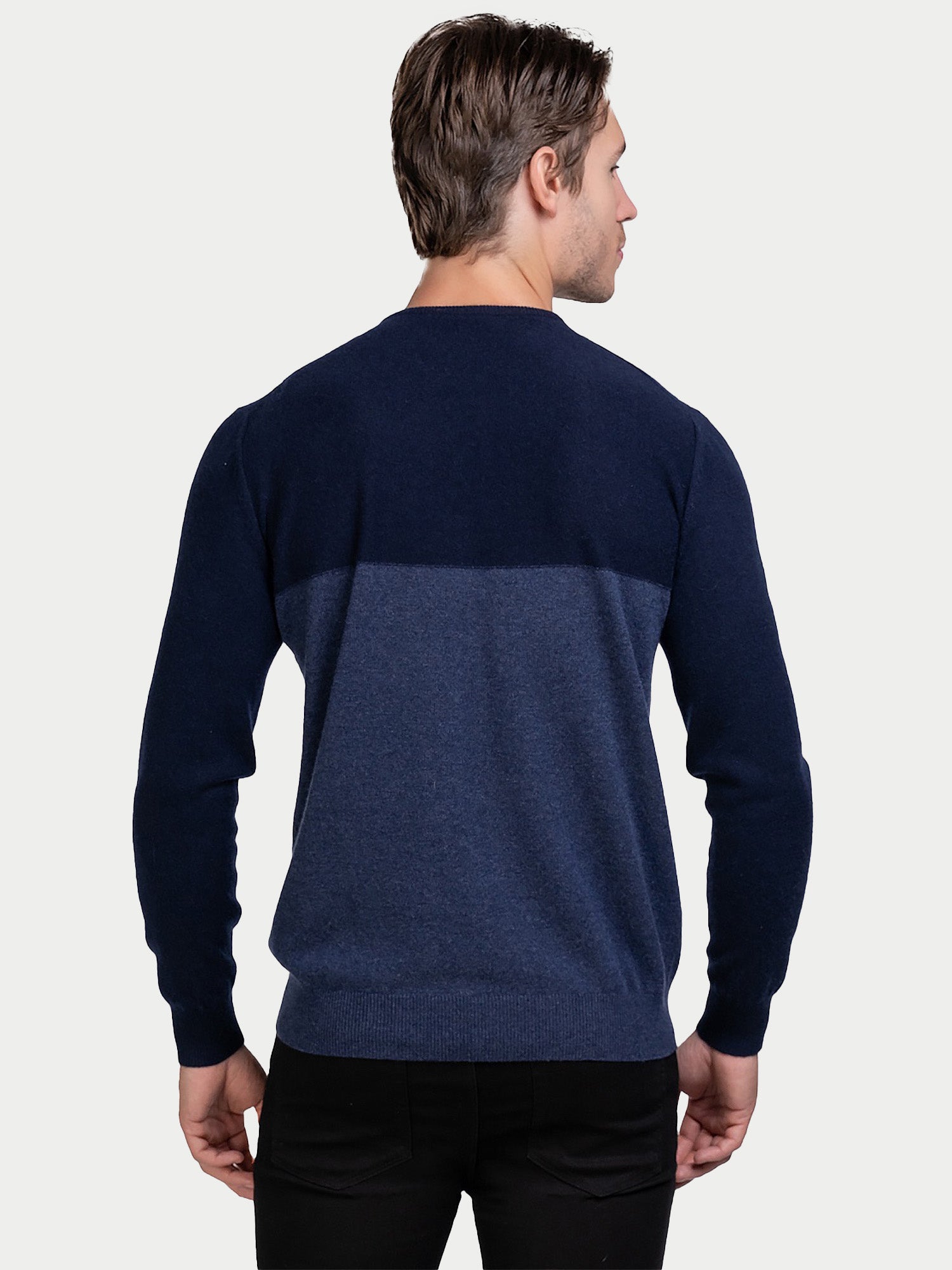 Wool Cashmere Colourblock Sweater