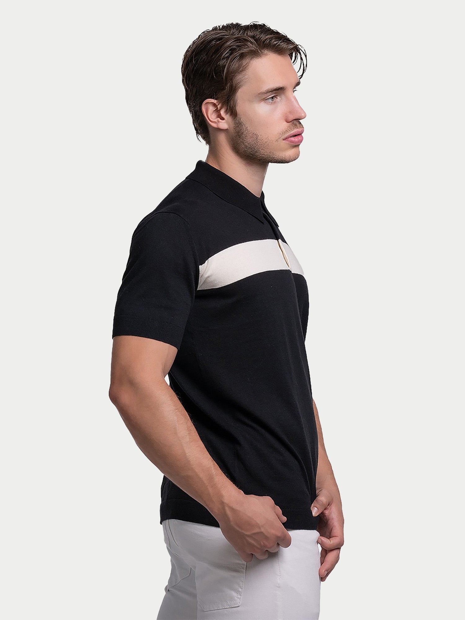 Cotton Varsity Stripe Polo