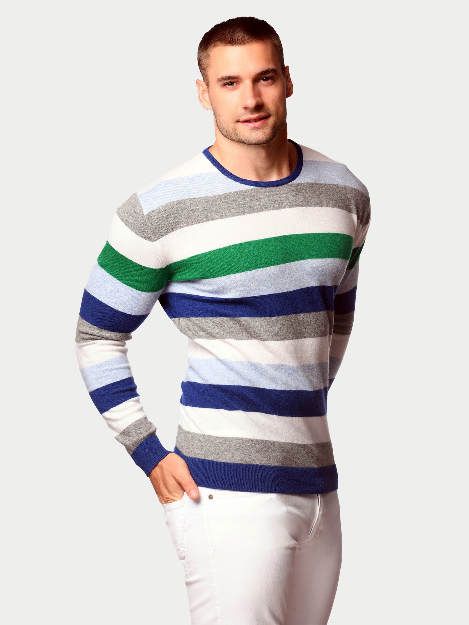 Cashmere Stripe Sweater