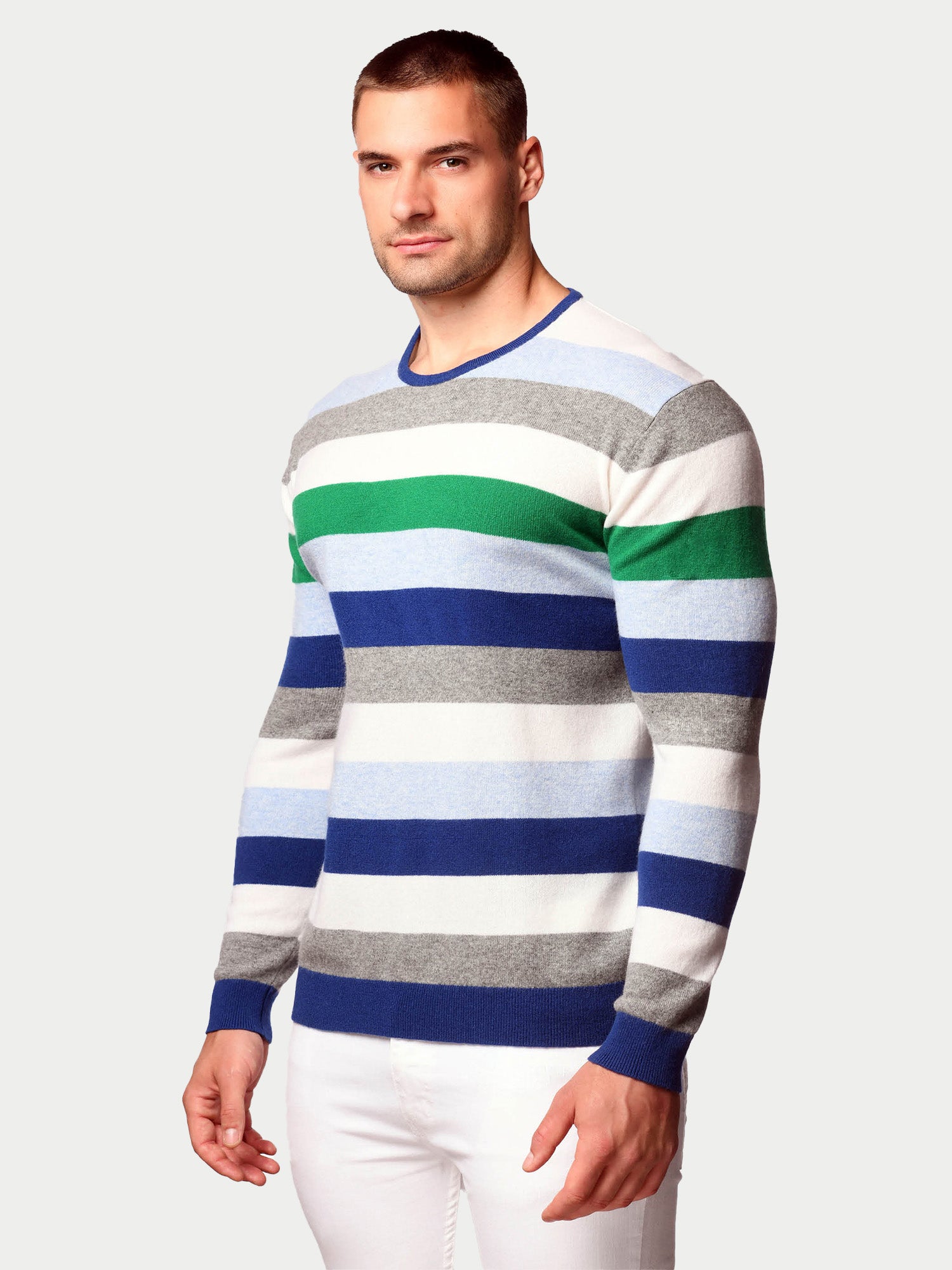 Cashmere Stripe Sweater