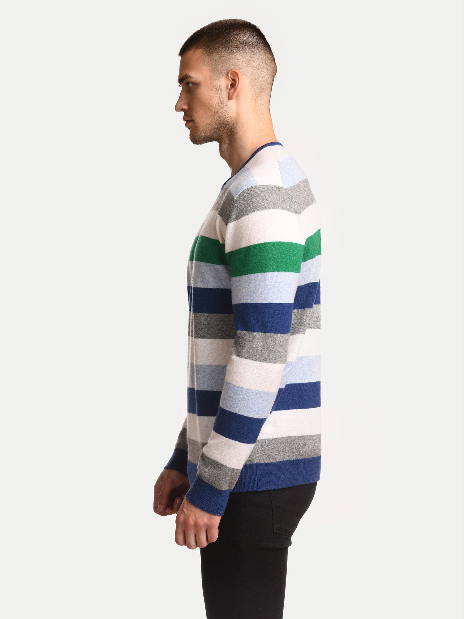 Cashmere Stripe Sweater