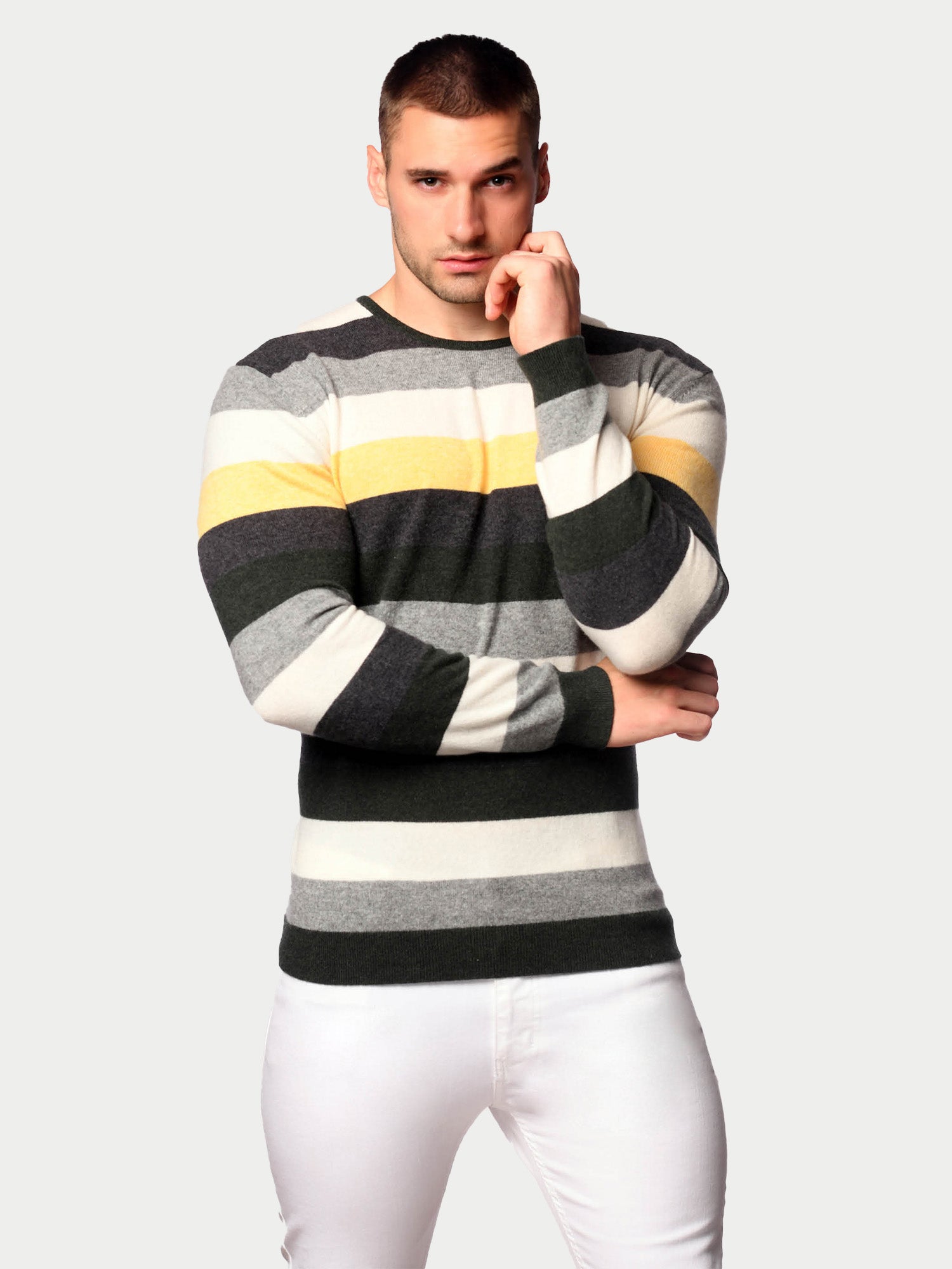 Cashmere Stripe Sweater