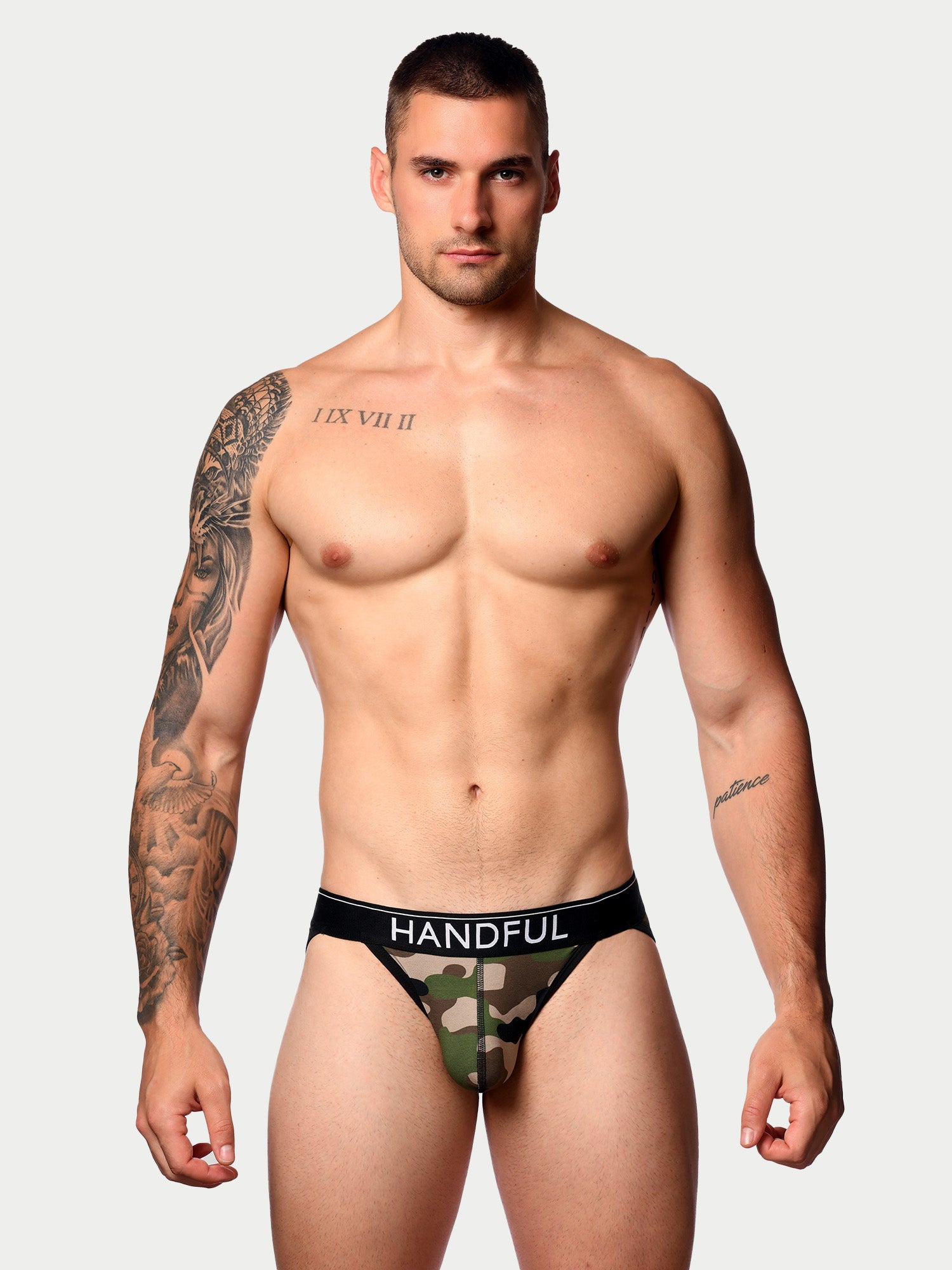 Handful Camo Tanga Brief