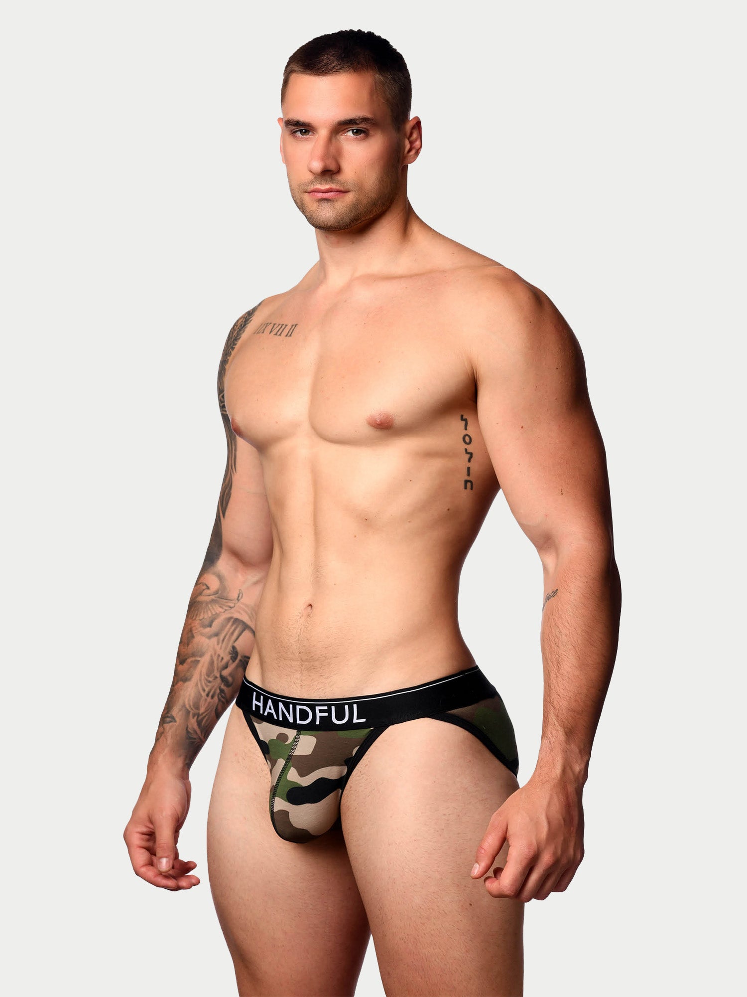 Handful Camo Tanga Brief