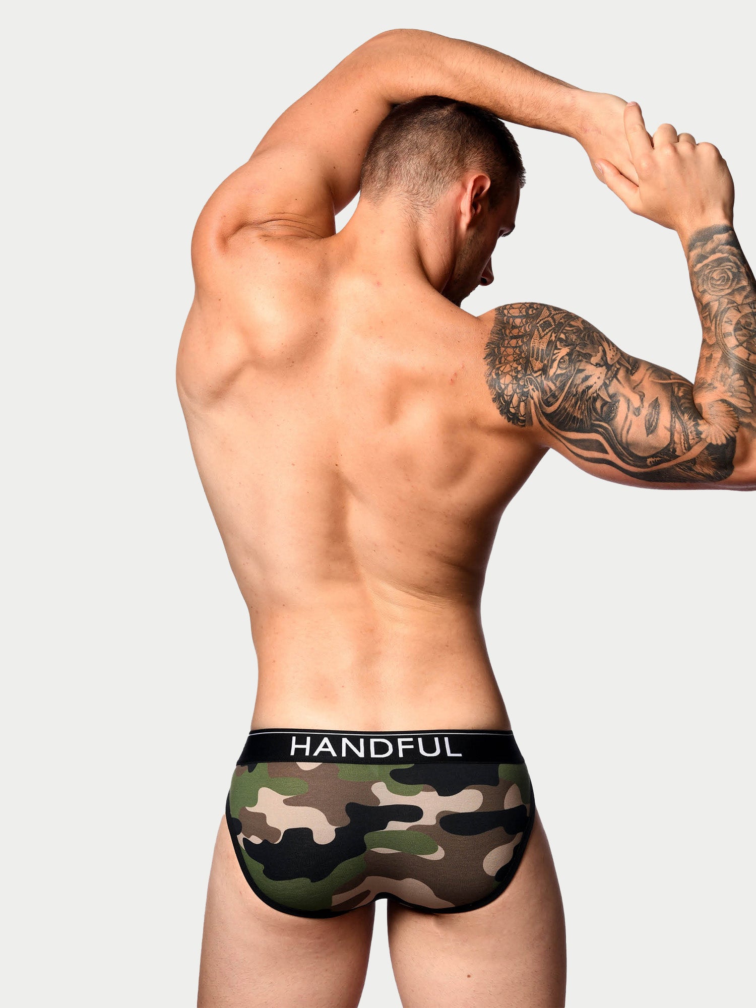 Handful Camo Tanga Brief