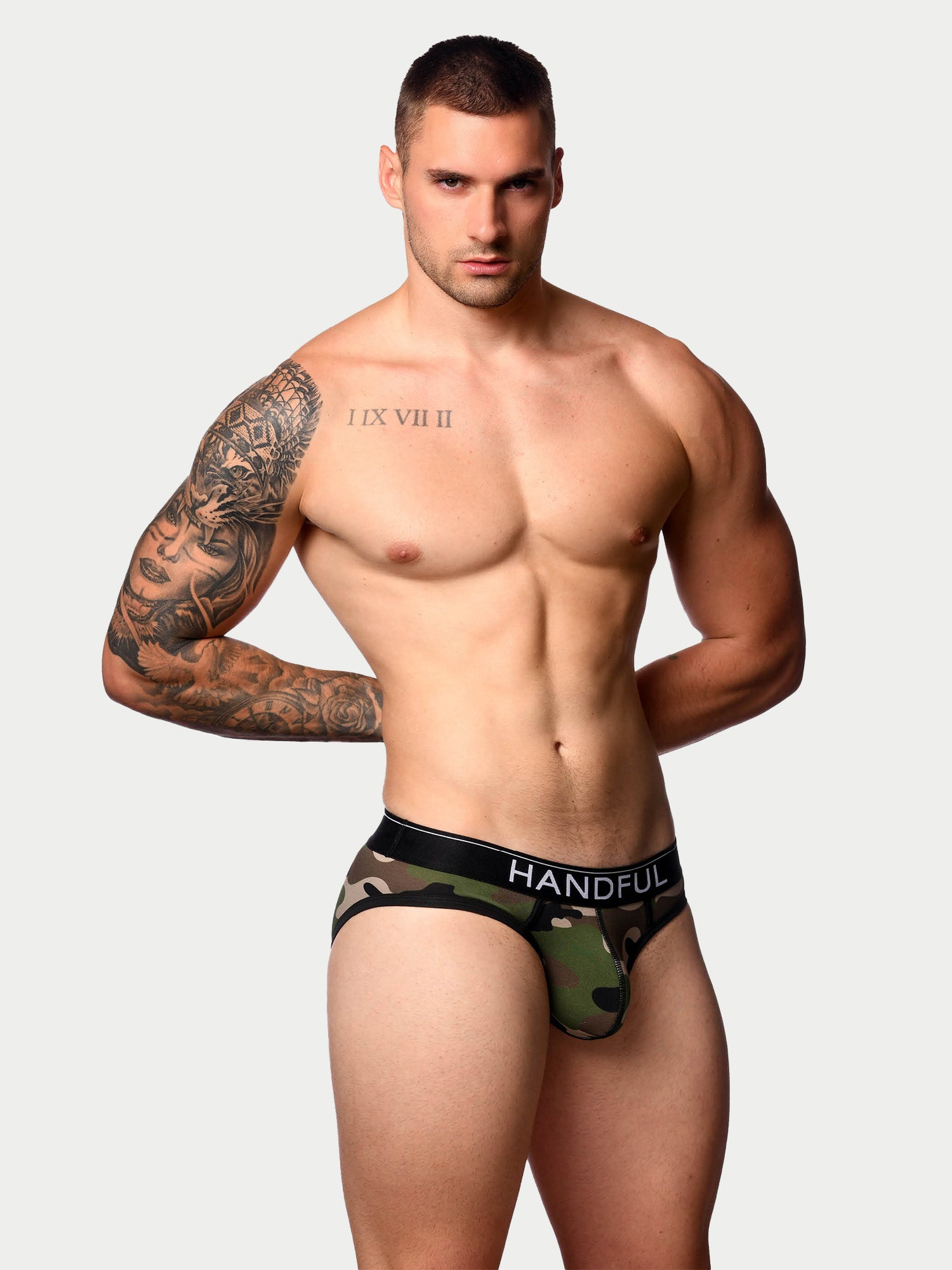 Handful Camo Air Seam Brief