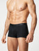 Black cotton boxer shorts | Men's Underwear | Hand & Jones