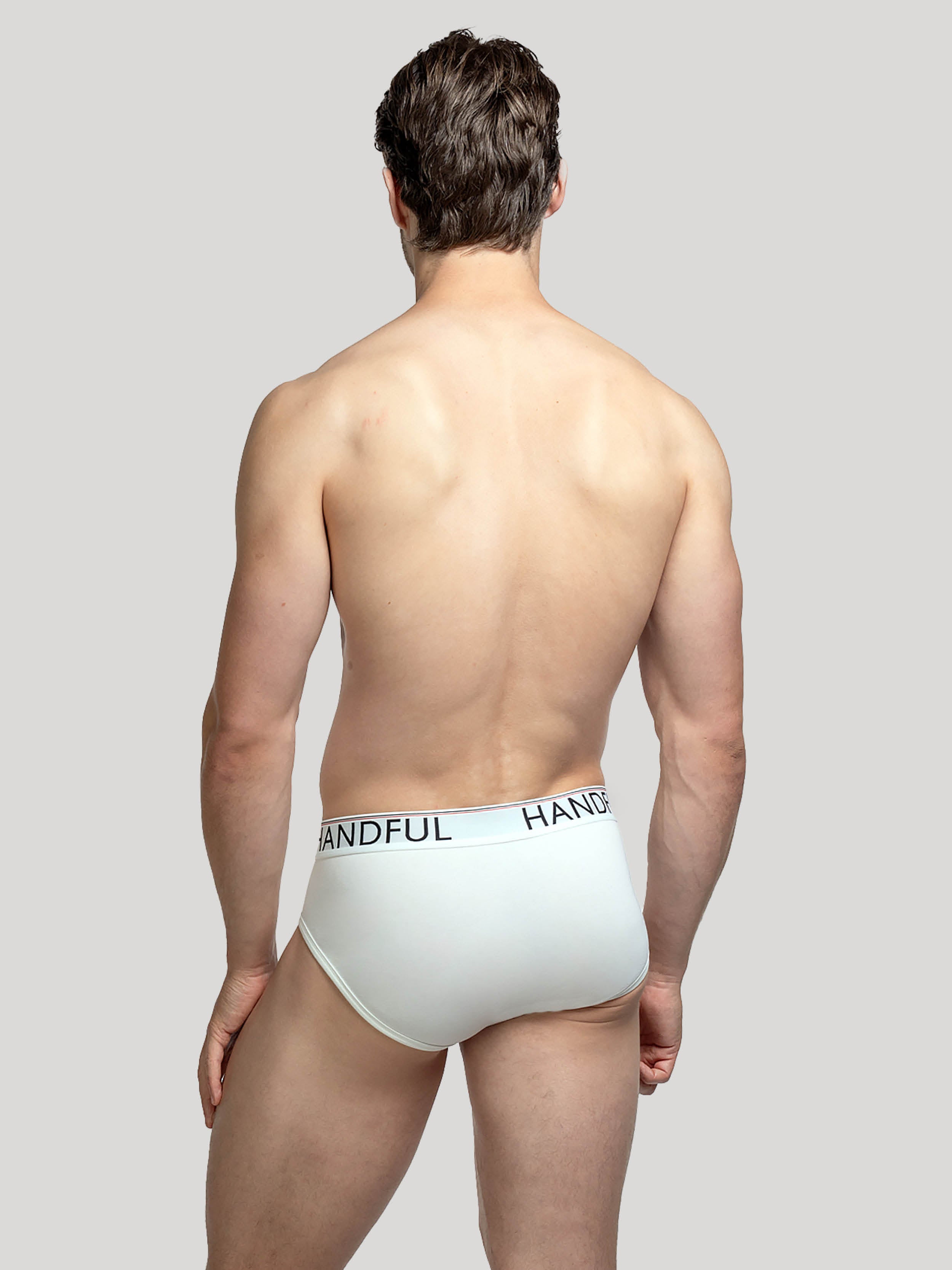 Handful White Classic Brief | Men's Underwear | Hand & Jones