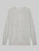 White Pure Cashmere Honeycomb Raglan Sweater | Mens Knitwear | Hand & Jones